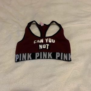 PINK workout bra